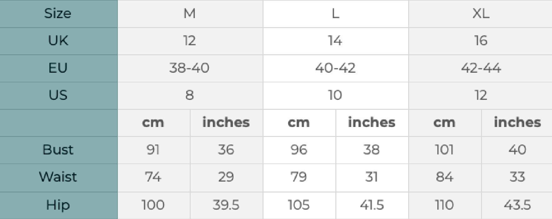 Size Guide 9