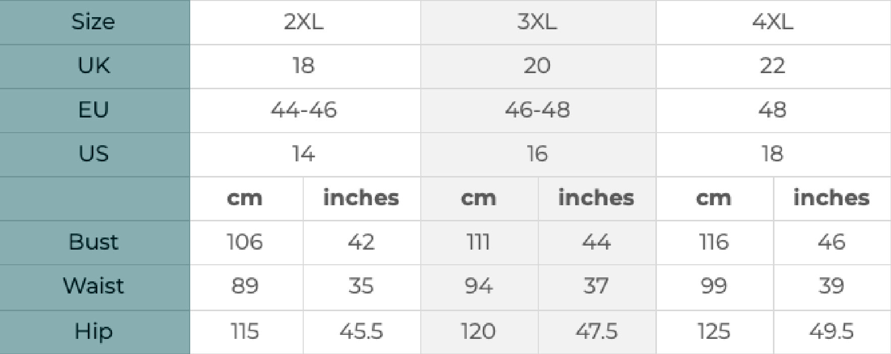 Size Guide 10